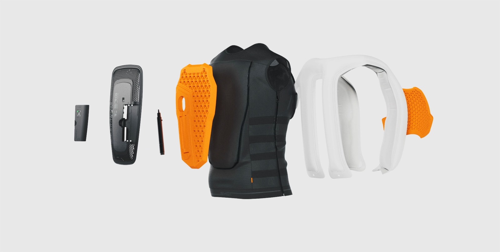 Gilet airbag motocross Shot AIR GUARD SRG1 - Ixtem Moto